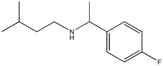 [1-(4-fluorophenyl)ethyl](3-methylbutyl)amine Struktur