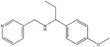 [1-(4-methoxyphenyl)propyl](pyridin-3-ylmethyl)amine Struktur