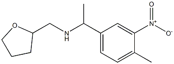 [1-(4-methyl-3-nitrophenyl)ethyl](oxolan-2-ylmethyl)amine Struktur