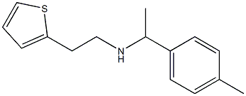 [1-(4-methylphenyl)ethyl][2-(thiophen-2-yl)ethyl]amine Struktur