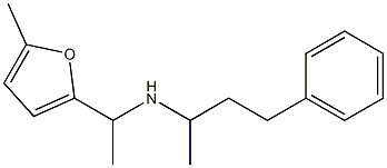 [1-(5-methylfuran-2-yl)ethyl](4-phenylbutan-2-yl)amine Struktur