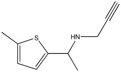 [1-(5-methylthiophen-2-yl)ethyl](prop-2-yn-1-yl)amine Structure