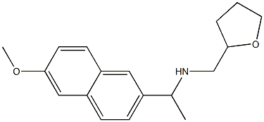 [1-(6-methoxynaphthalen-2-yl)ethyl](oxolan-2-ylmethyl)amine Struktur