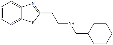 [2-(1,3-benzothiazol-2-yl)ethyl](cyclohexylmethyl)amine Struktur