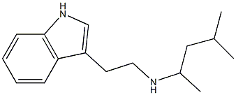 [2-(1H-indol-3-yl)ethyl](4-methylpentan-2-yl)amine Struktur