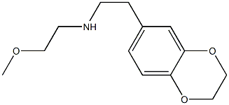 [2-(2,3-dihydro-1,4-benzodioxin-6-yl)ethyl](2-methoxyethyl)amine Struktur