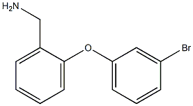 [2-(3-bromophenoxy)phenyl]methanamine Struktur