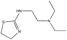 [2-(4,5-dihydro-1,3-thiazol-2-ylamino)ethyl]diethylamine Struktur