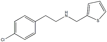 [2-(4-chlorophenyl)ethyl](thiophen-2-ylmethyl)amine Struktur