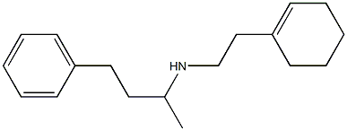 [2-(cyclohex-1-en-1-yl)ethyl](4-phenylbutan-2-yl)amine Struktur