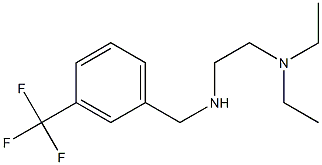 [2-(diethylamino)ethyl]({[3-(trifluoromethyl)phenyl]methyl})amine Struktur