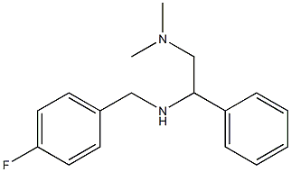 [2-(dimethylamino)-1-phenylethyl][(4-fluorophenyl)methyl]amine Struktur