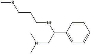 [2-(dimethylamino)-1-phenylethyl][3-(methylsulfanyl)propyl]amine Struktur