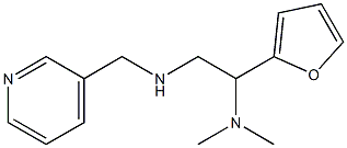 [2-(dimethylamino)-2-(furan-2-yl)ethyl](pyridin-3-ylmethyl)amine Struktur