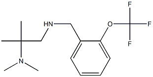 [2-(dimethylamino)-2-methylpropyl]({[2-(trifluoromethoxy)phenyl]methyl})amine Struktur