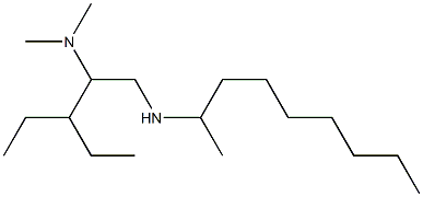 [2-(dimethylamino)-3-ethylpentyl](nonan-2-yl)amine Struktur