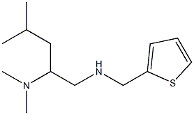 [2-(dimethylamino)-4-methylpentyl](thiophen-2-ylmethyl)amine Struktur