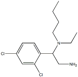 [2-amino-1-(2,4-dichlorophenyl)ethyl](butyl)ethylamine Struktur