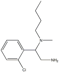 [2-amino-1-(2-chlorophenyl)ethyl](butyl)methylamine Struktur