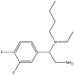 [2-amino-1-(3,4-difluorophenyl)ethyl](butyl)ethylamine Struktur