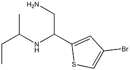 [2-amino-1-(4-bromothiophen-2-yl)ethyl](methyl)propan-2-ylamine Struktur