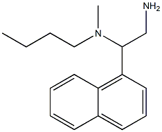 [2-amino-1-(naphthalen-1-yl)ethyl](butyl)methylamine Struktur