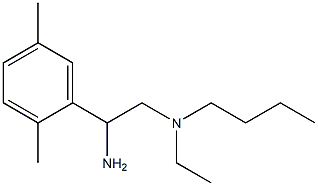 [2-amino-2-(2,5-dimethylphenyl)ethyl](butyl)ethylamine Struktur