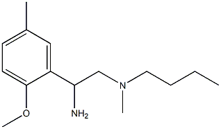 [2-amino-2-(2-methoxy-5-methylphenyl)ethyl](butyl)methylamine Struktur