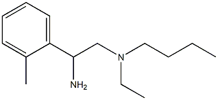 [2-amino-2-(2-methylphenyl)ethyl](butyl)ethylamine Struktur