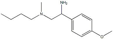 [2-amino-2-(4-methoxyphenyl)ethyl](butyl)methylamine Struktur