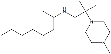 [2-methyl-2-(4-methylpiperazin-1-yl)propyl](octan-2-yl)amine Struktur