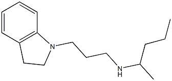 [3-(2,3-dihydro-1H-indol-1-yl)propyl](pentan-2-yl)amine Struktur