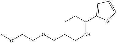 [3-(2-methoxyethoxy)propyl][1-(thiophen-2-yl)propyl]amine Struktur