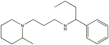 [3-(2-methylpiperidin-1-yl)propyl](1-phenylbutyl)amine Struktur