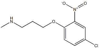 [3-(4-chloro-2-nitrophenoxy)propyl](methyl)amine Struktur