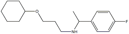 [3-(cyclohexyloxy)propyl][1-(4-fluorophenyl)ethyl]amine Struktur