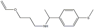 [3-(ethenyloxy)propyl]({1-[4-(methylsulfanyl)phenyl]ethyl})amine Struktur