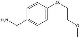 [4-(2-methoxyethoxy)phenyl]methanamine Struktur