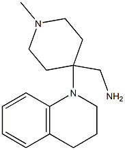 [4-(3,4-dihydroquinolin-1(2H)-yl)-1-methylpiperidin-4-yl]methylamine Struktur