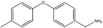 [4-(4-methylphenoxy)phenyl]methanamine Struktur