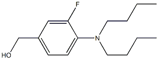 [4-(dibutylamino)-3-fluorophenyl]methanol Struktur