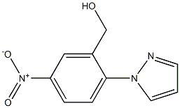 [5-nitro-2-(1H-pyrazol-1-yl)phenyl]methanol Struktur