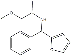 [furan-2-yl(phenyl)methyl](1-methoxypropan-2-yl)amine Struktur