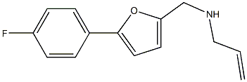 {[5-(4-fluorophenyl)furan-2-yl]methyl}(prop-2-en-1-yl)amine Struktur