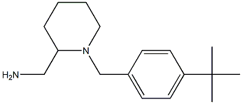 {1-[(4-tert-butylphenyl)methyl]piperidin-2-yl}methanamine Struktur