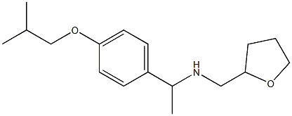 {1-[4-(2-methylpropoxy)phenyl]ethyl}(oxolan-2-ylmethyl)amine Struktur