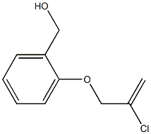 {2-[(2-chloroprop-2-en-1-yl)oxy]phenyl}methanol Struktur