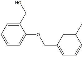 {2-[(3-methylphenyl)methoxy]phenyl}methanol Struktur