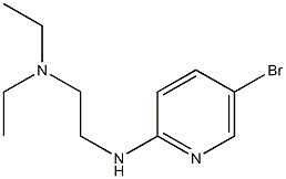 {2-[(5-bromopyridin-2-yl)amino]ethyl}diethylamine Struktur