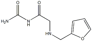 {2-[(furan-2-ylmethyl)amino]acetyl}urea Struktur